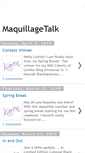 Mobile Screenshot of maquillagetalk.blogspot.com