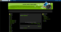 Desktop Screenshot of cewek-matre.blogspot.com