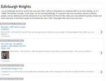 Tablet Screenshot of edinburgh-knights.blogspot.com