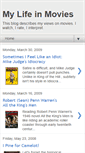 Mobile Screenshot of mylifeinmovies.blogspot.com