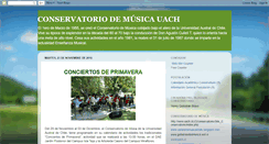Desktop Screenshot of conservatoriodemusicauach.blogspot.com