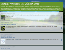 Tablet Screenshot of conservatoriodemusicauach.blogspot.com