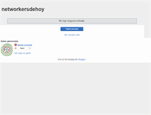 Tablet Screenshot of networkersdehoy.blogspot.com