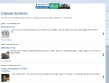 Tablet Screenshot of cancerlunatico.blogspot.com