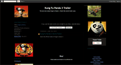 Desktop Screenshot of kung-fu-panda-3-movie-trailer.blogspot.com