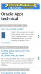 Mobile Screenshot of oracleappstechworld.blogspot.com