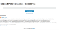 Tablet Screenshot of dependenciasustanciaspsicoactivas.blogspot.com