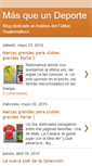 Mobile Screenshot of masqueundeporte.blogspot.com