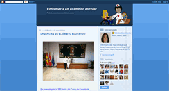 Desktop Screenshot of enfermerxescolar.blogspot.com