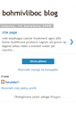 Mobile Screenshot of bohmivliboc.blogspot.com