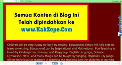 Desktop Screenshot of childrensongs-kakzepe.blogspot.com
