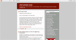 Desktop Screenshot of cherryshade.blogspot.com