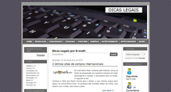 Desktop Screenshot of dicaslegais-br.blogspot.com
