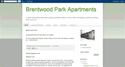 Desktop Screenshot of brentwoodparkapts.blogspot.com