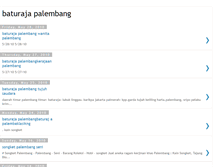 Tablet Screenshot of baturajapalembang.blogspot.com