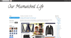 Desktop Screenshot of ourmismatchedlife.blogspot.com