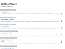 Tablet Screenshot of janhelenmcgee.blogspot.com