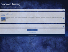 Tablet Screenshot of briarwoodtraining.blogspot.com