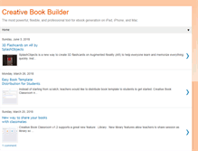 Tablet Screenshot of getcreativebookbuilder.blogspot.com