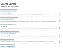 Tablet Screenshot of gnosticgamer.blogspot.com