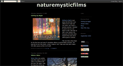 Desktop Screenshot of naturemysticfilms.blogspot.com