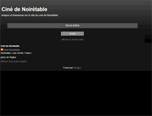 Tablet Screenshot of cinenoiretable.blogspot.com