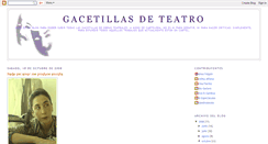 Desktop Screenshot of gacetillasteatro.blogspot.com