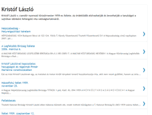 Tablet Screenshot of kristoflaszlo.blogspot.com