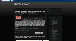 Desktop Screenshot of kctechstuff.blogspot.com