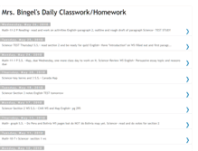 Tablet Screenshot of mrsbingel.blogspot.com