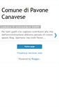Mobile Screenshot of comunepavone.blogspot.com