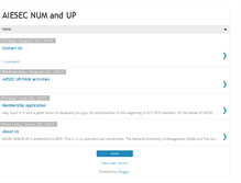 Tablet Screenshot of aiesecnp.blogspot.com