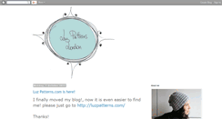 Desktop Screenshot of luzpatterns.blogspot.com