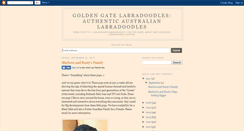 Desktop Screenshot of goldengatelabradoodles.blogspot.com