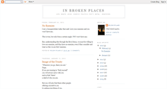 Desktop Screenshot of inbrokenplaces.blogspot.com