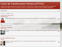 Tablet Screenshot of centrotransformacionhumana.blogspot.com