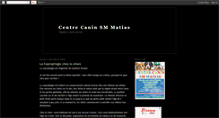 Desktop Screenshot of centrecaninsmmatias.blogspot.com