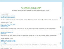 Tablet Screenshot of conniescoupons.blogspot.com