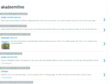 Tablet Screenshot of akadeemiline.blogspot.com