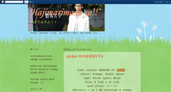 Desktop Screenshot of hajimarimasuyo.blogspot.com
