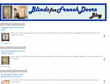 Tablet Screenshot of blindsforfrenchdoors.blogspot.com