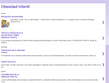 Tablet Screenshot of obesidadinfantilinfo.blogspot.com