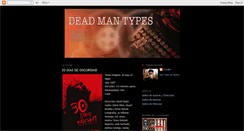 Desktop Screenshot of deadmantypes.blogspot.com
