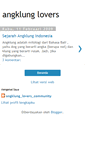 Mobile Screenshot of angklunglovers.blogspot.com