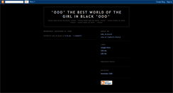 Desktop Screenshot of girl-in-black.blogspot.com