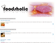 Tablet Screenshot of foodsholic.blogspot.com
