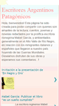 Mobile Screenshot of escritoresargentinospatagonicos.blogspot.com