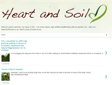 Tablet Screenshot of heartandsoil.blogspot.com