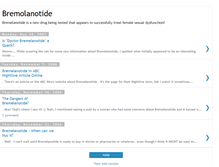 Tablet Screenshot of bremolanotide.blogspot.com