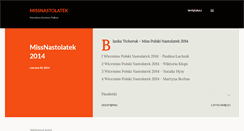 Desktop Screenshot of missnastolatek.blogspot.com